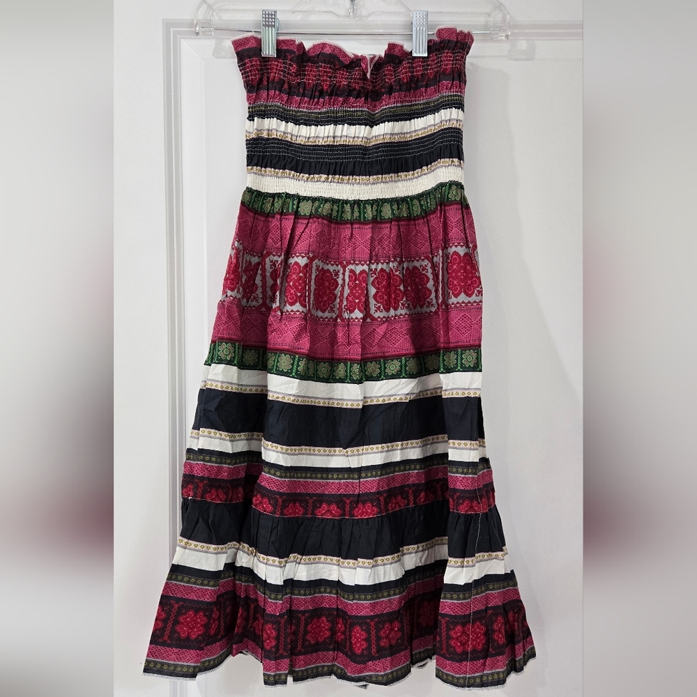 Victoria's Secret Vintage -Elastic Stapless Tubetop Dress / Coverup / Vivid